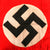 Original German WWII NSDAP Small Double Sided National Political Flag - 21" x 21" Original Items
