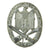 Original German WWII Silver Grade General Assault Badge - Unmarked Solid Back Original Items