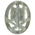 Original German WWII Silver Grade General Assault Badge - Unmarked Solid Back Original Items