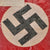 Original German WWII NSDAP 14" x 20" Double Sided National Political Flag in Dated Period Plastic Bag Original Items