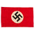 Original German WWII NSDAP Small Double Sided National Political Flag - 15 ½" x 25" Original Items