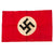 Original German WWII NSDAP Small Double Sided National Political Flag - 15 ½" x 25" Original Items