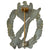 Original German WWII Unmarked Silver Grade Infantry Assault Badge Attributed to Sohni Heubach & Co. Original Items