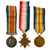 Original British WWI Royal British Army Named South Lancashire Regiment Medal Grouping - (3) Medals For Corporal F. Crook Original Items
