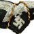 Original German WWII Set of Four Luftwaffe Unissued Officer's Bullion Embroidered Breast Eagles with Twine Tie Original Items