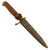 Original German WWI Fighting Trench Knife with Original Rolled Steel Scabbard Original Items