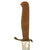 Original German WWI Fighting Trench Knife with Original Rolled Steel Scabbard Original Items