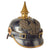 Original Imperial German WWI Prussian M1895 Line Infantry Pickelhaube Spiked Helmet - Complete Original Items