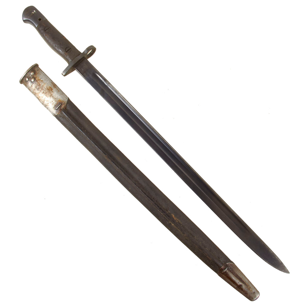 Original British WWI P-1907 Enfield Bayonet by Wilkinson with Scabbard