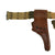 Original U.S. WWI WWII Officer 1918 Dated M1917 .45 Revolver Holster Pistol Cartridge Belt Rig - 1942 Dated First Aid Pouch with Carlisle Bandage Original Items