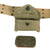 Original U.S. WWI WWII Officer 1918 Dated M1917 .45 Revolver Holster Pistol Cartridge Belt Rig - 1942 Dated First Aid Pouch with Carlisle Bandage Original Items