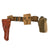 Original U.S. WWII Officer M1936 Pistol Belt Set with M1911 Holster, Canteen & Magazine Pouch Original Items