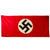 Original German WWII NSDAP Unissued Large Multi-Piece Double Sided National Political Banner Flag - 93" x 42" Original Items