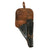 Original German WWII Walther P38 Black Pebble Grain Softshell Holster by Moll, Lederwarenfabrik - Dated 1944 Original Items