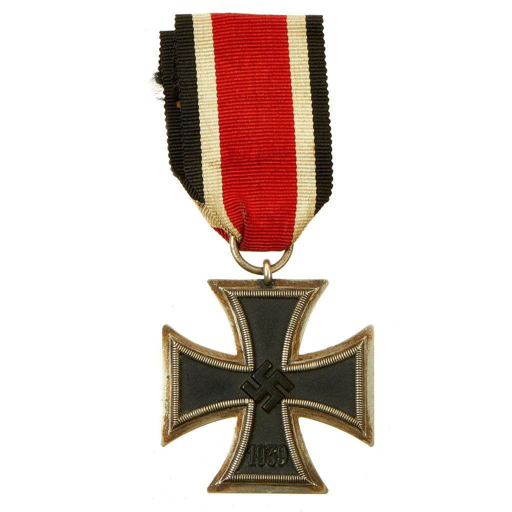 Original German WWII Wehrmacht Iron Cross 2nd Class 1939 with Ribbon - EKII Original Items