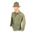 Original U.S. WWII Identified USMC HBT Herringbone Twill P41 Utility Combat Uniform & Cartridge Belt Grouping - Robert G. Raabe, Served Aboard USS Minneapolis Original Items