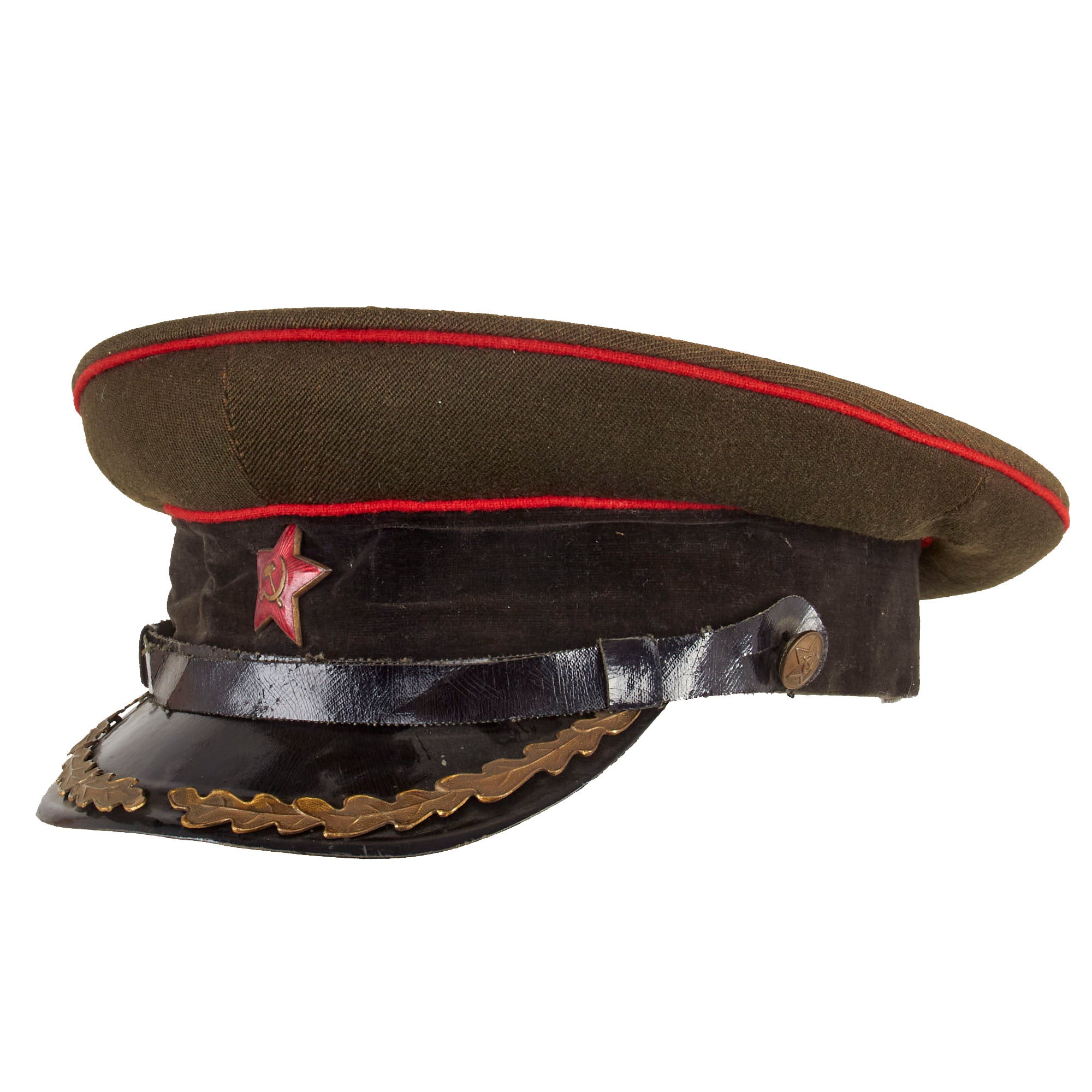 Soviet Engineer Original Cold War Soviet Tank Corps Officer Service Parade M35 Visor C ...