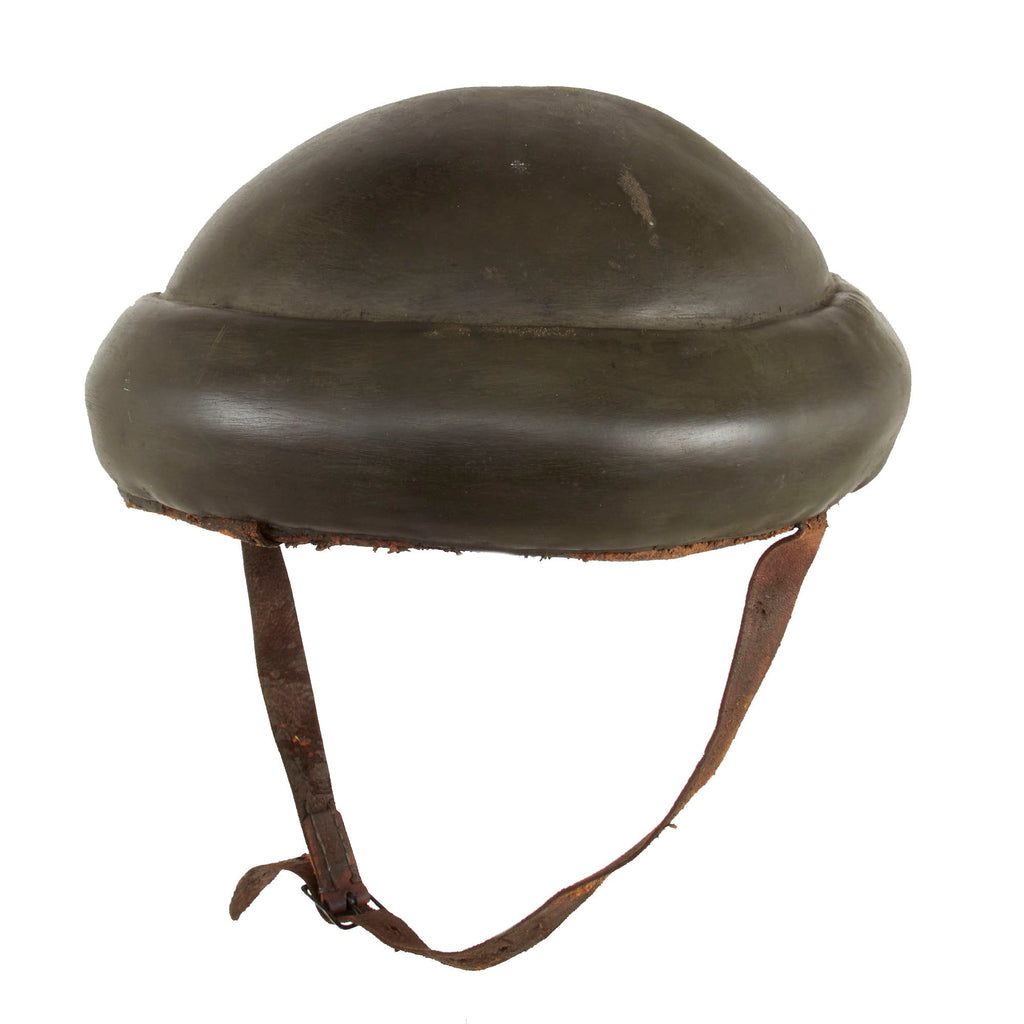 Original Imperial German WWI Panzer Tanker Lederschutzhelm Leather Cra – International Military Antiques