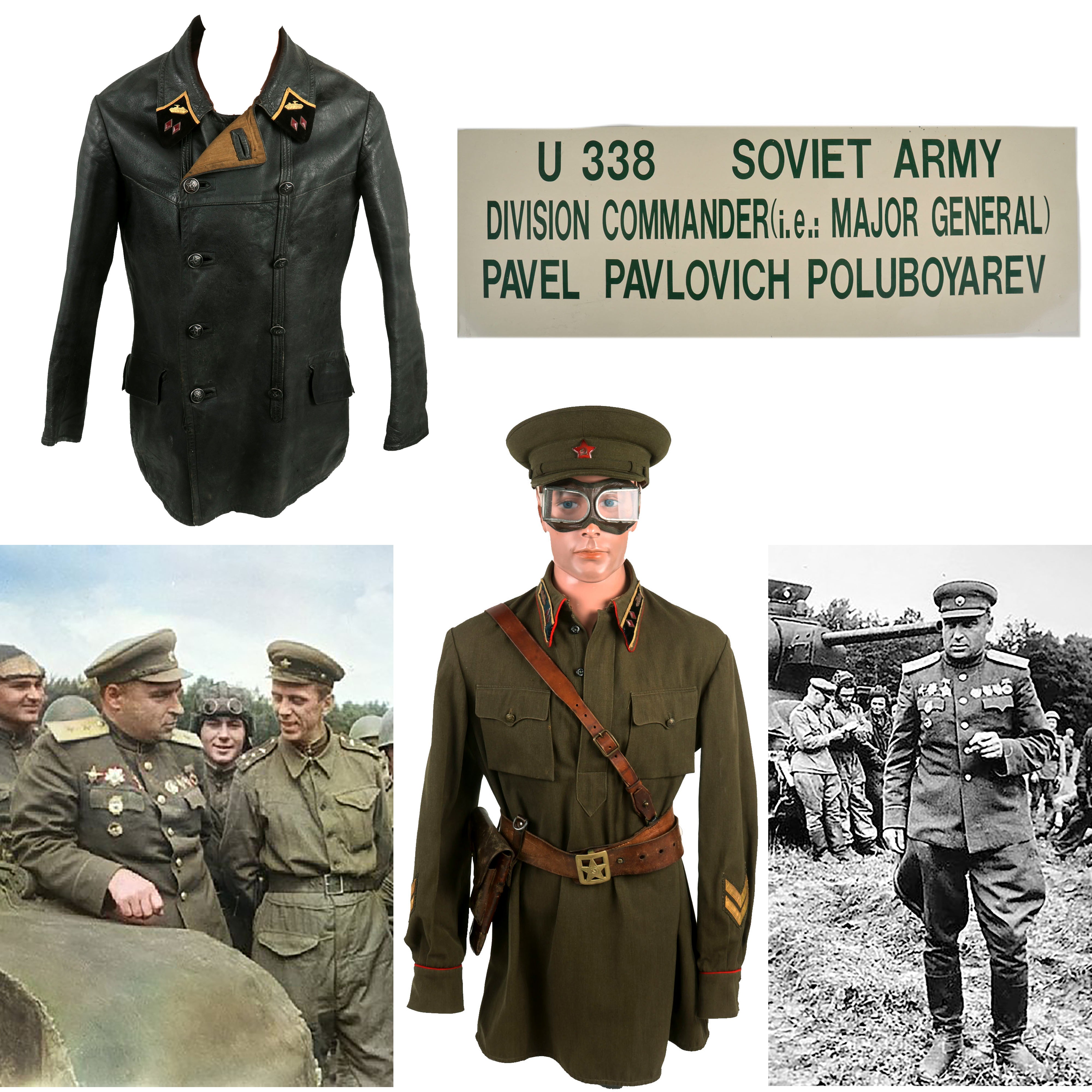 Original Soviet WWII Red Army General Poluboyarov Pavel Pavlovich