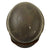 Original German WWII M42 Extra Large Army Heer Single Decal Helmet with 61cm Liner & Chinstrap - stamped EF68 Original Items