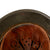Original German WWII M42 Extra Large Army Heer Single Decal Helmet with 61cm Liner & Chinstrap - stamped EF68 Original Items