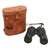 Original U.S. WWII 7x50 M15 Binoculars with Eye Cups & Neck Strap in Leather Case Original Items