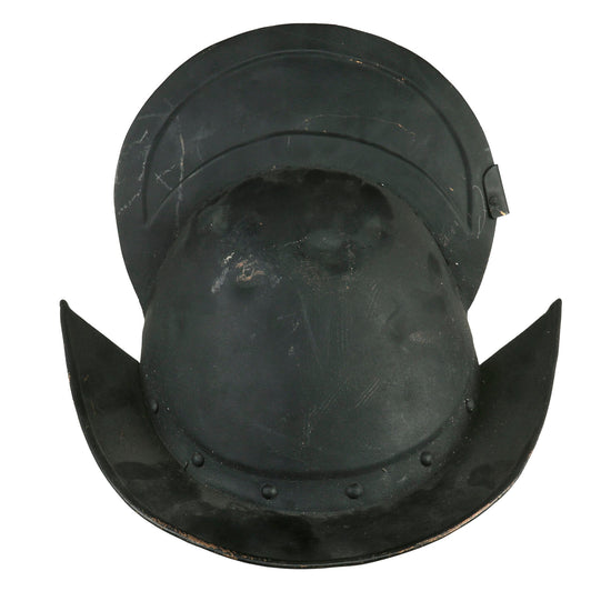 Original Victorian Copy of a 16th to Early 17th Century Germanic Morion Open-Faced Combat Helmet Original Items