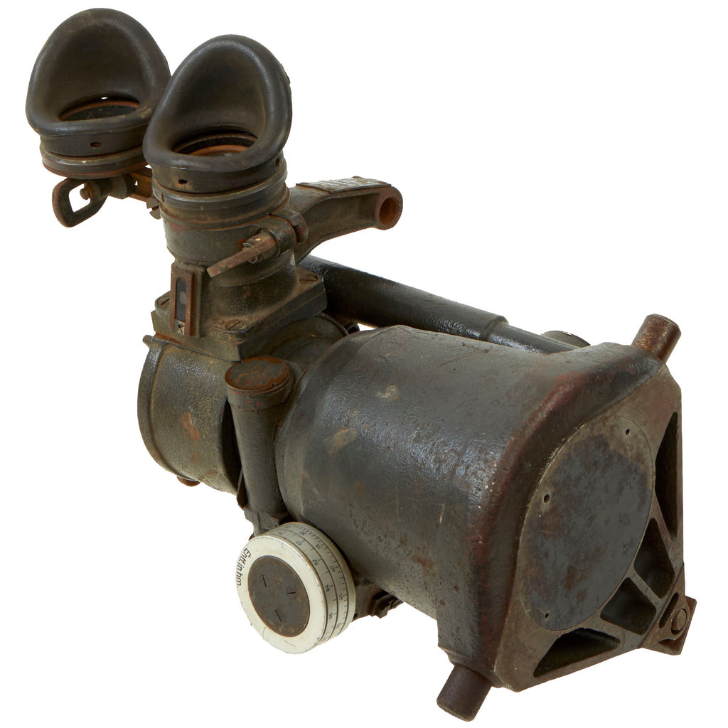 Original German WWII Luftwaffe Flak 20E Z.F.20E Telescopic Sight with Elevation Quadrant by C.A. Steinheil Söhne GmbH Original Items