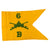 Original U.S. Vietnam War-Era 6th Armored Cavalry Regiment Swallowtail Guidon - Dated 1959 - 30” x 19” - Formerly Part of the A.A.F. Tank Museum Original Items