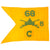 Original U.S. Vietnam War-Era 68th Armor Regiment Swallowtail Guidon - Formerly Part of the A.A.F. Tank Museum - 29” x 20” Original Items