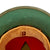 DRAFT Original German WWII Beaded M35 NSDAP Double Decal Civic Police Steel Helmet - marked EF64 Original Items