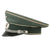 Original German WWII Army Heer Infantry Officers Schirmmütze Visor Cap by Erhard Burgmayer of Ulm Original Items