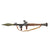 Original U.S. Vietnam Era Rubber Training Aid Russian RPG-7B Rocket Propelled Grenade Launcher From Training Sustainment Command Ft Knox - Inert Original Items