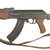 Original U.S. Vietnam War RPK Hard "Rubber Duck" Training Rifle with Sling - Fort Knox Training Support Center Original Items
