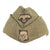 Original German WWII Waffen SS EM-NCO Field Gray Wool M40 Overseas Side Cap with Insignia - size 60 Original Items
