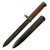 Original Italian WWII M1938 Mannlicher Carcano Short Rifle Folding Bayonet with Scabbard Original Items