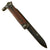 Original Italian WWII M1938 Mannlicher Carcano Short Rifle Folding Bayonet with Scabbard Original Items