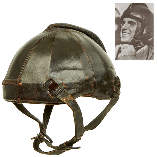 Original German WWII Pilot Flight Protection Helmet SSK 90 by Siemens - Complete Original Items