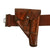 Original German WWII NSDAP Political Leader Leather Belt with Aluminum Belt Buckle by Assmann and Leather High-front Holster Original Items