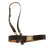 Original German WWII SA EM/NCO Belt with Early Two Piece Brass and Nickle Buckle and Cross Strap - Sturmabteilung Original Items