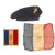 Original French WWII Era Vichy Legion Francaise des Combattants LFC Grouping With Free France Flag and Harki Flag Patch - 3 Items Original Items