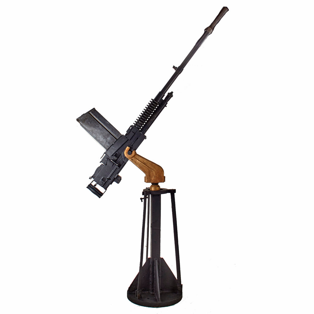 Original Japanese type 13.2mm Hotchkiss WWII Anti-Aircraft Display