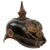 Original Imperial German WWI Prussian Unit Marked M1915 EM/NCO Pickelhaube Spiked Helmet with Period Alterations - 6th Rhenish Infantry Regiment No. 68 - Dated 1916