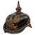 Original Imperial German WWI Prussian Unit Marked M1915 EM/NCO Pickelhaube Spiked Helmet with Period Alterations - 6th Rhenish Infantry Regiment No. 68 - Dated 1916