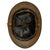 Original French WWII North African Zouave M26 Adrian Helmet in Scarce Large Size - Full Liner Original Items