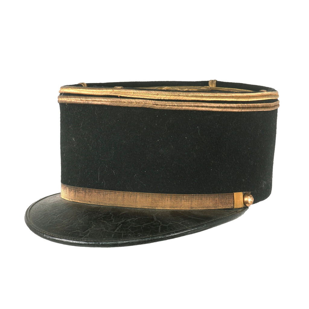 Original French WWI Era Model 1886 Artillery Officers Kepi by Lureau Poitiers Original Items