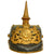 Original German WWI Bavarian M1886/1914 Infantry Pickelhaube Spiked Helmet With Wool Überzug Original Items