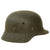 Original German WWII M40 Single Decal Luftwaffe Helmet with USGI Bring Back Certificate & Damaged Liner - ET62 Original Items