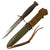 Original U.S. WWII Named Blade Marked Second Pattern M3 Fighting Knife by Imperial Knife Co. with Updated M8 Scabbard by B.M. Co. Original Items