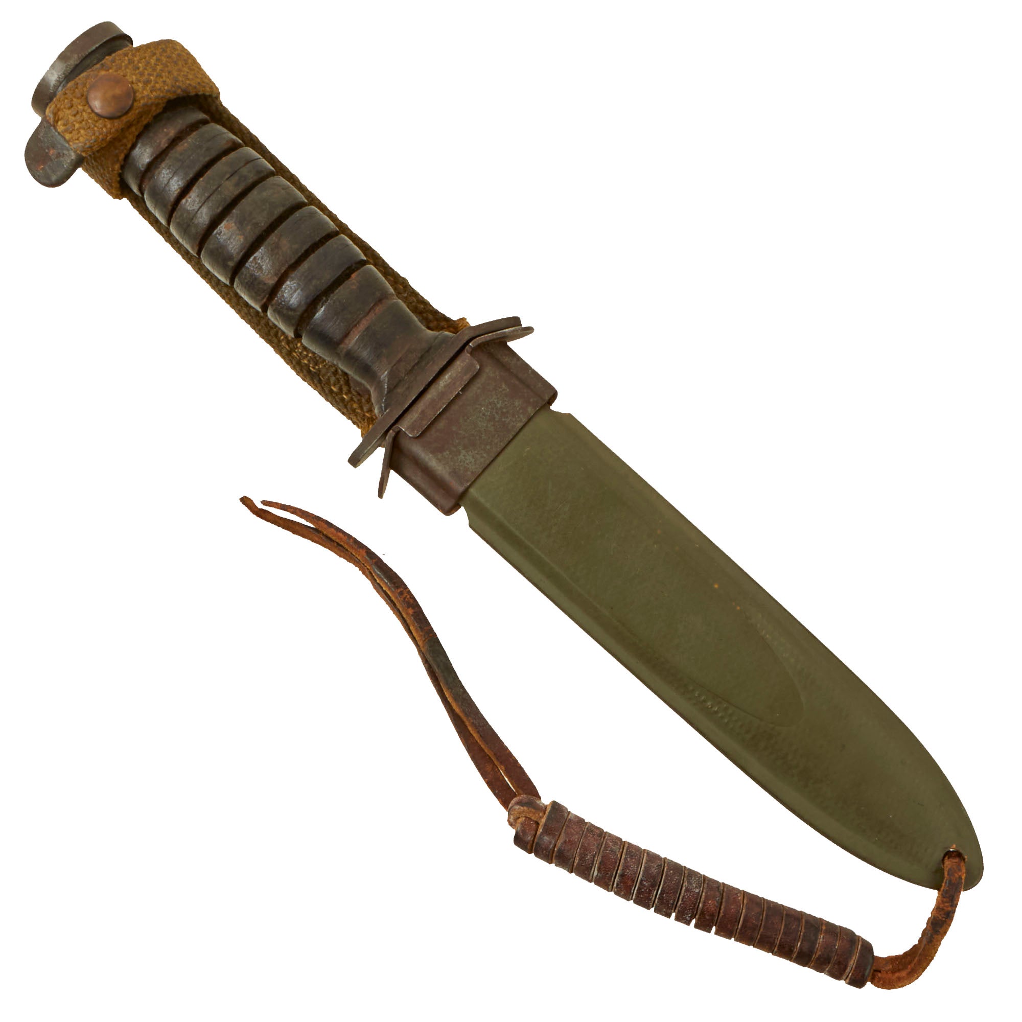 Original U.S. WWII Named Blade Marked Second Pattern M3 Fighting